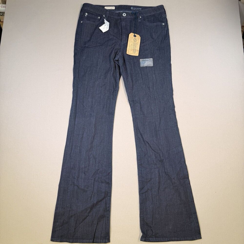 NWT AG ADRIANO GOLDSCHMIED ANGEL MID-RISE BOOT FIT JEANS 32R $168 MSRP USA